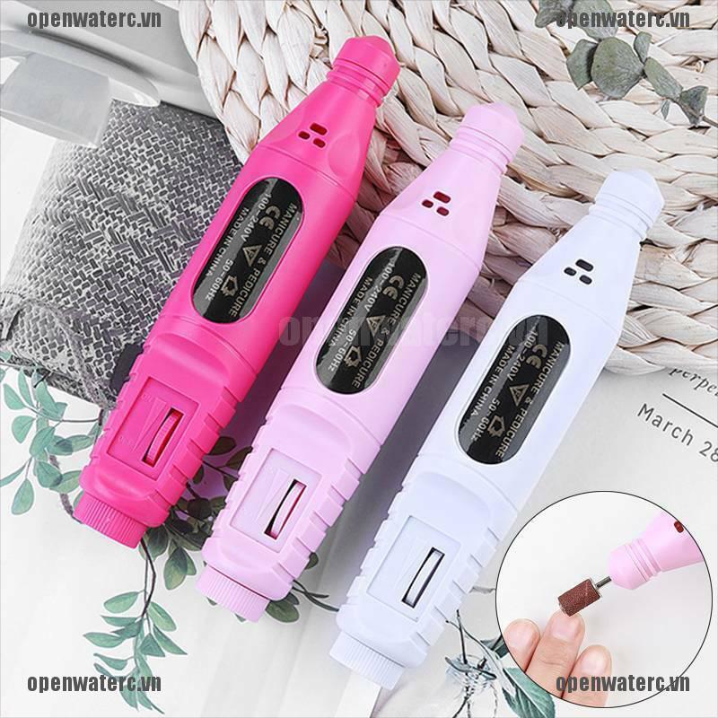 [Hàng mới về] Máy dũa móng tay bằng điện kết nối Usb tiện dụng kèm phụ kiện