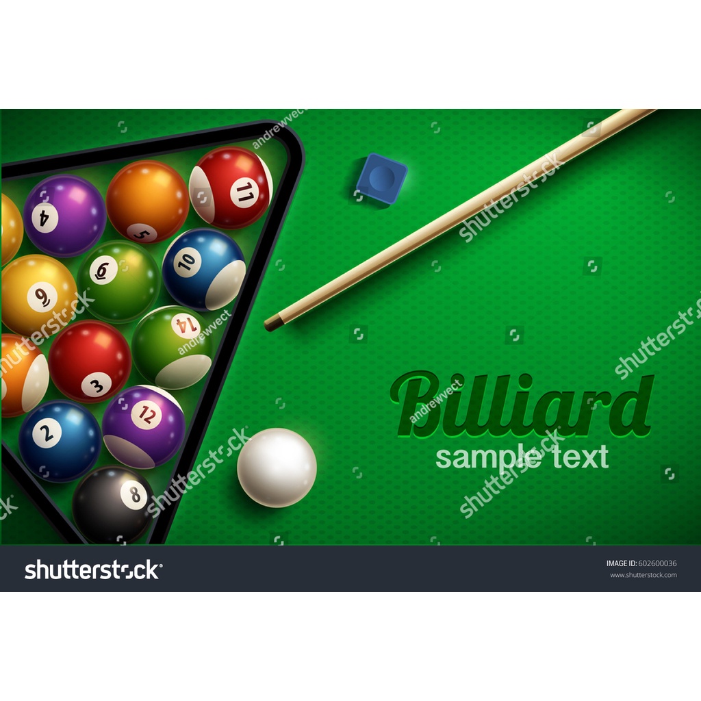 Tranh dán tường Billiards