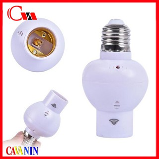 Đui đèn cảm biến chuyển động, cảm biến âm thanh tự động sáng đèn ~ Cavanin