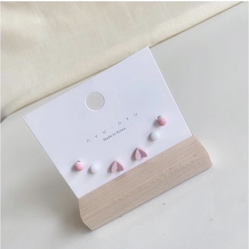 SET bông tai trái cây hoa dễ thương