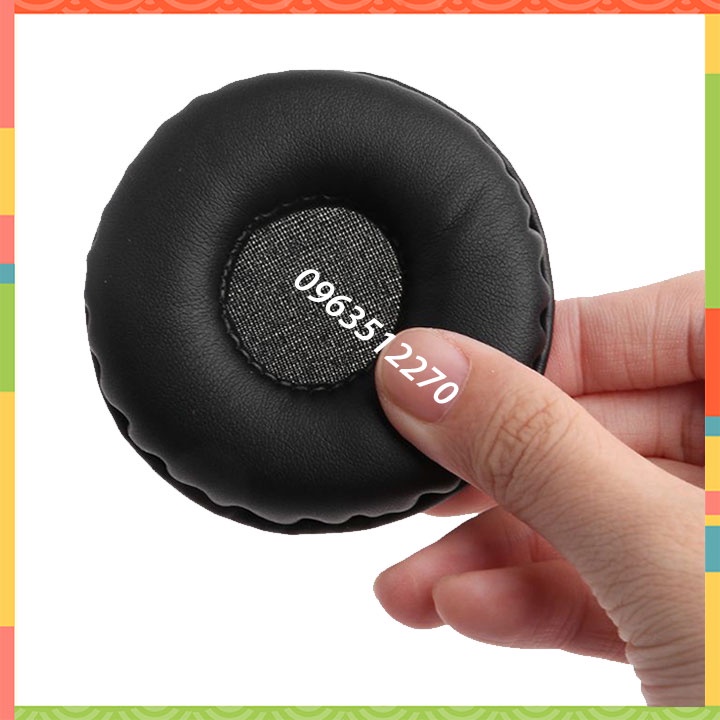 Đệm ốp tai nghe 7cm 7.5cm dùng thay thế cho ốp tai nghe Sony và các tai nghe có cùng kích thước.