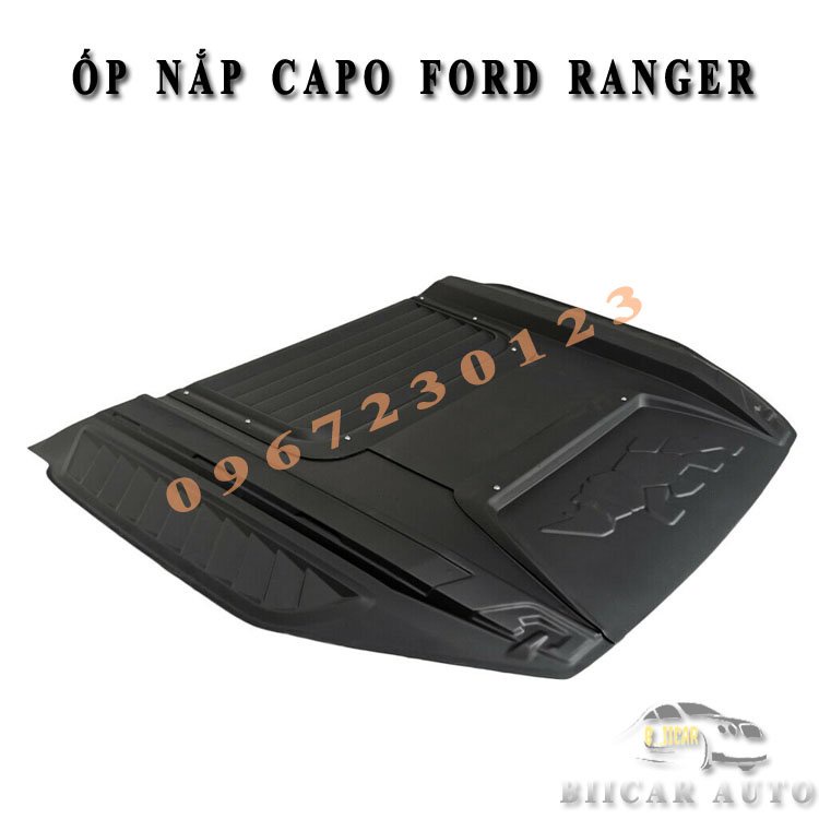 Ốp Nắp Capo FORD RANGER Tê Giác RHINO Mẫu Cao Cấp Thái Lan