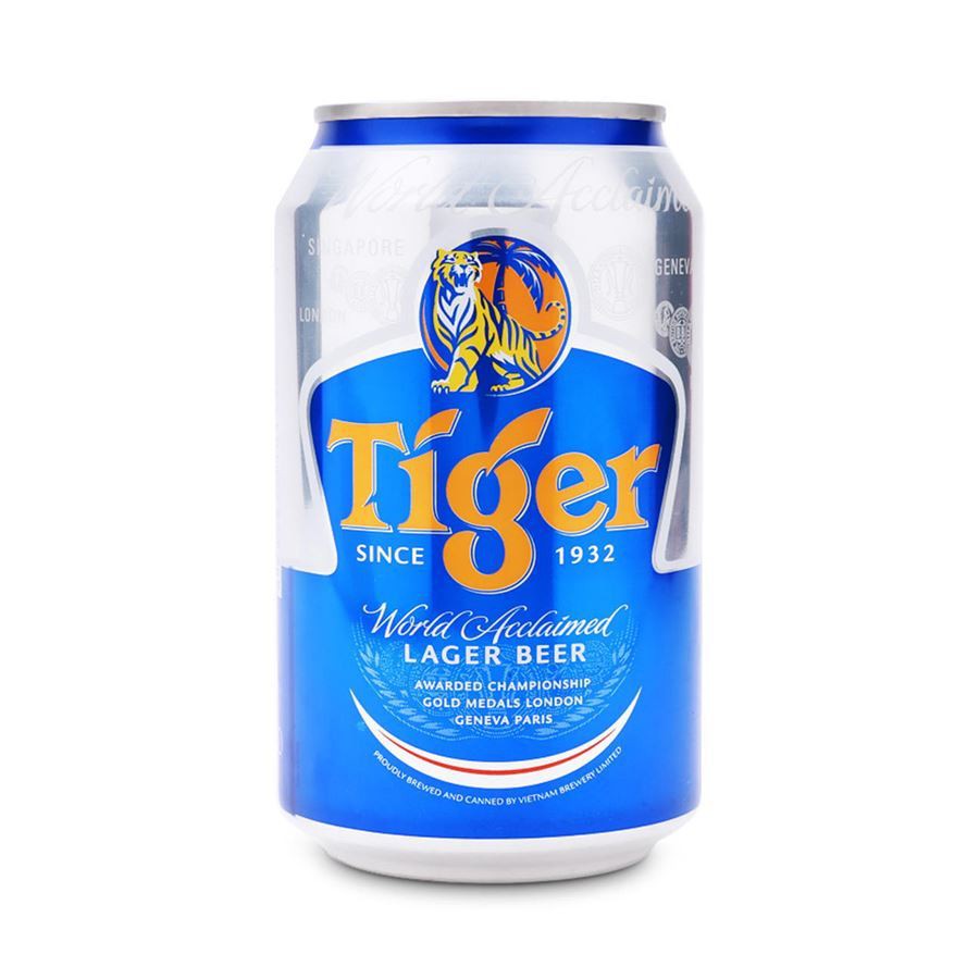 [Mã GRO1HNK1 giảm 8% đơn 250K] Lốc 6 lon bia Tiger 330ml/lon