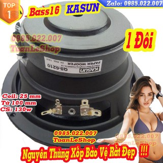 Loa bass 1.6 tấc kasun hồng kông cao cấp - giá 2 chiếc- loa bass rời
