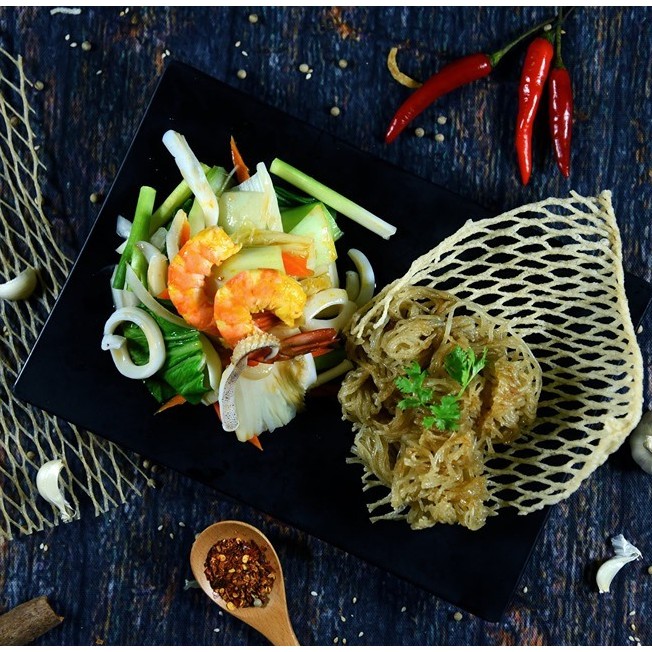 Phở Sắn Caromi Đặc sản Quảng Nam thực phẩm sạch  ăn kiêng ăn chay tốt cho người tiểu đường hộp 250g