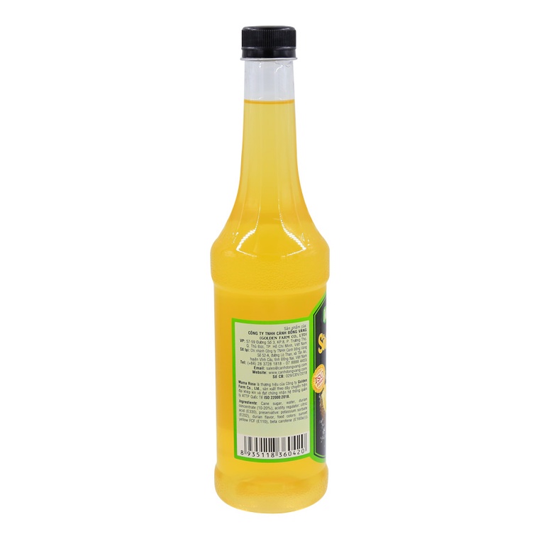 Siro Mama Rosa  - chai nhựa 700ml