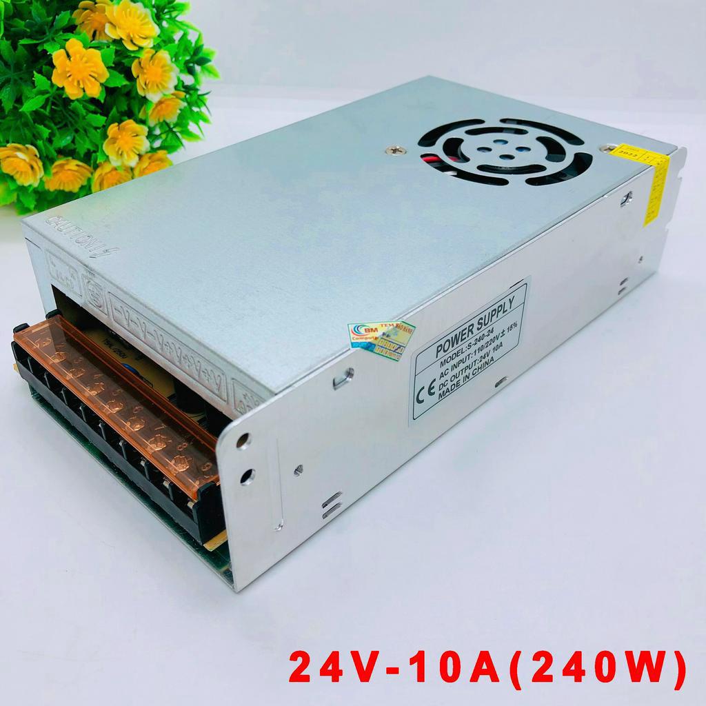 Nguồn tổ ong, Nguồn 24V - 20A/15A/10A/5A/3A dùng cho hệ thống đèn Led, Motor, Máy Phun sương mini...