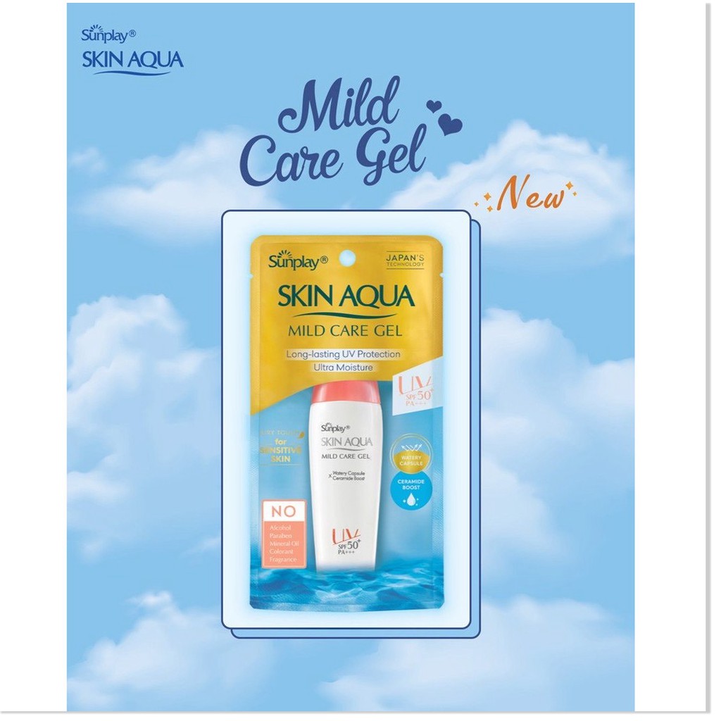 Kem Chống Nắng Dành Cho Da Nhạy Cảm Sunplay Skin Aqua Mild Care Gel SPF50 +/ PA +++ 25g