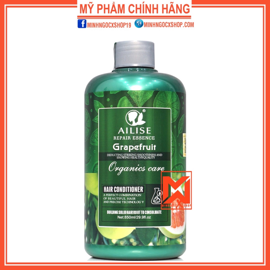 Dầu xả ALISE tinh chất bưởi phục hồi, chống rụng tóc 850ml chính hãng