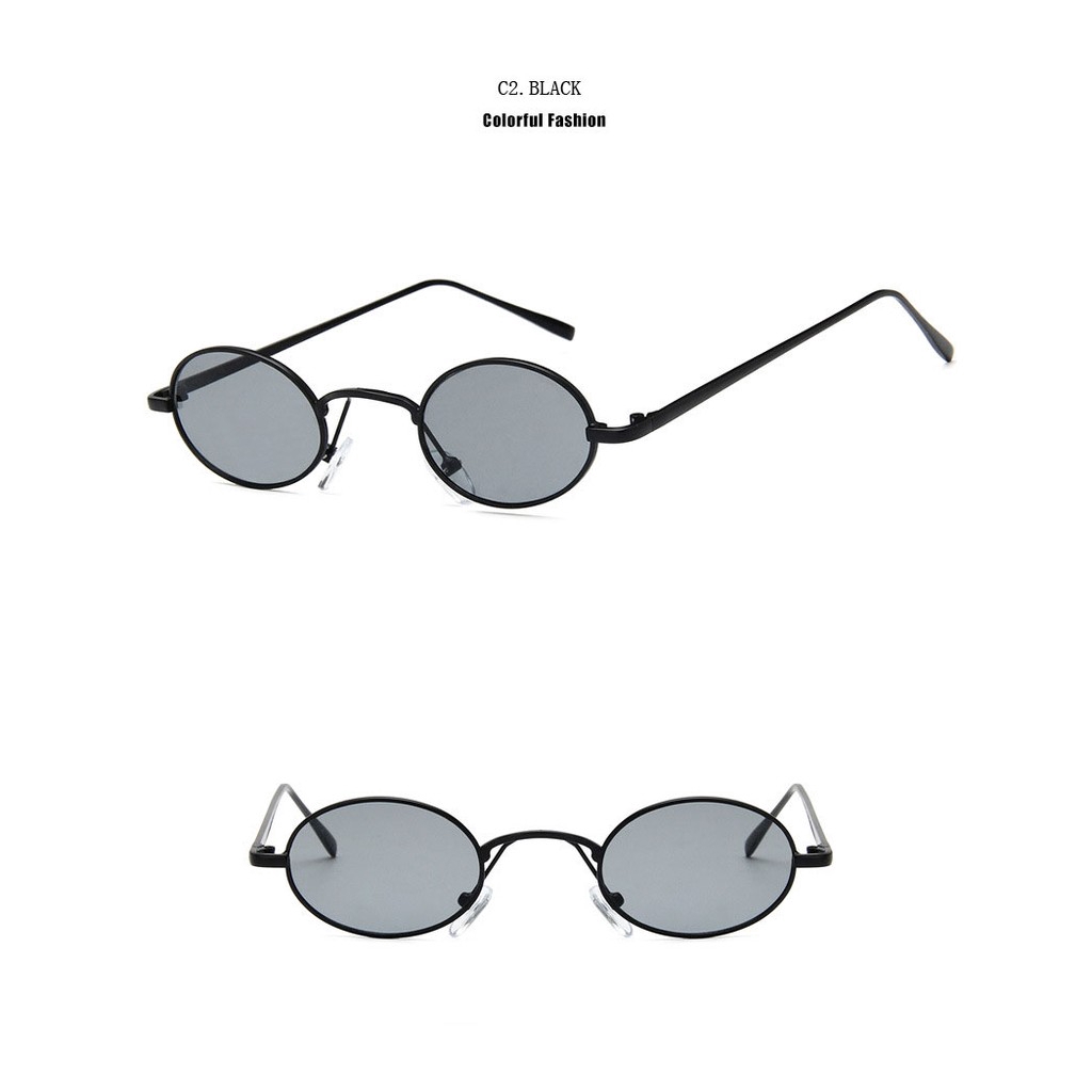 Kính Mát Gọng Kim Loại Tròn Nhỏ Thời Trang 2022
