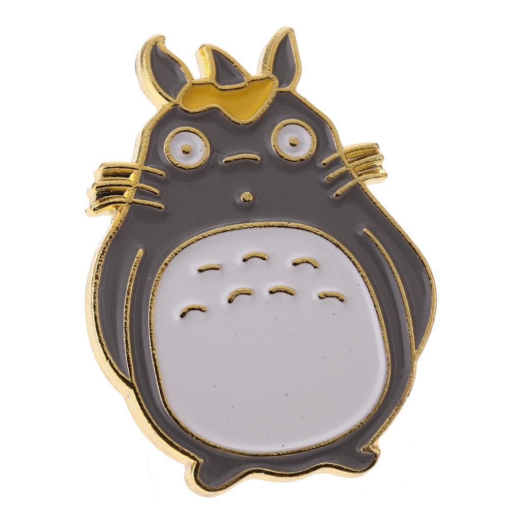 flowersqueen Ghim cài áo hình nhân vật phim hoạt hình Totoro đáng yêu