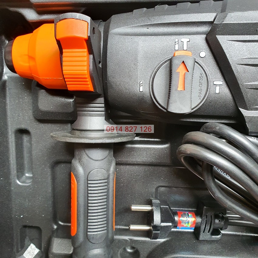 Máy Khoan Bê Tông 3 chức năng Kapusi Nhật Bản 950W K-10040, Bảo hành 12 tháng
