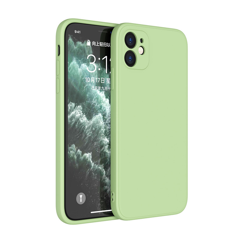 New iPhone 11 Pro Max XS XR XS iPhone 7 8 Plus iPhone SE 2020 Classic Square Edge Shockproof Soft Silicone Case Phone Case