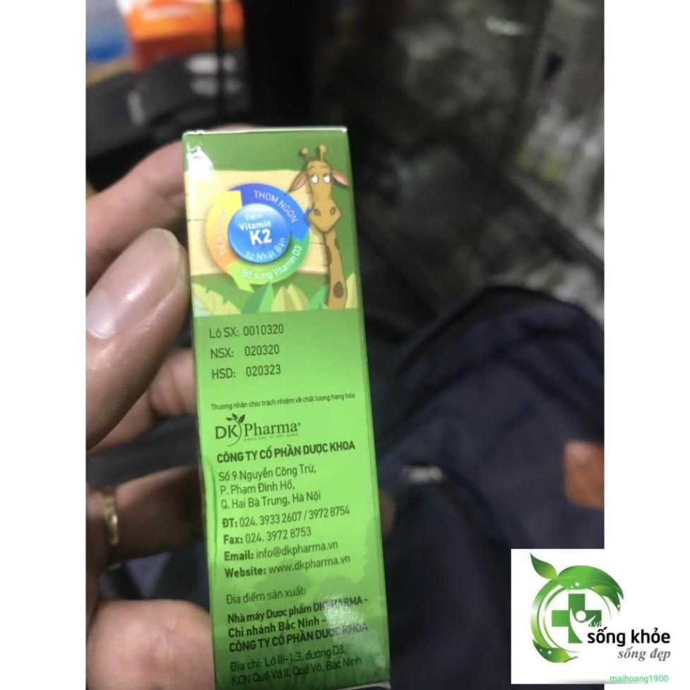 EMKAO plus vitamin d3 kết hợp k2 - Giúp bé phát triển hệ xương, răng, giảm quấy khóc đêm ở trẻ, phát triển chiều cao