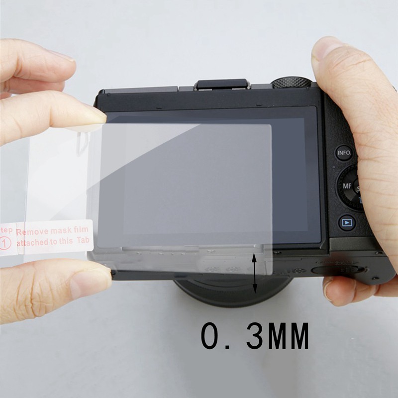 PULUZ Kính Cường Lực Viền Cong 9h Cho Sony A6000 / A6300 / A6500 Camera 2.5d 0.3mm