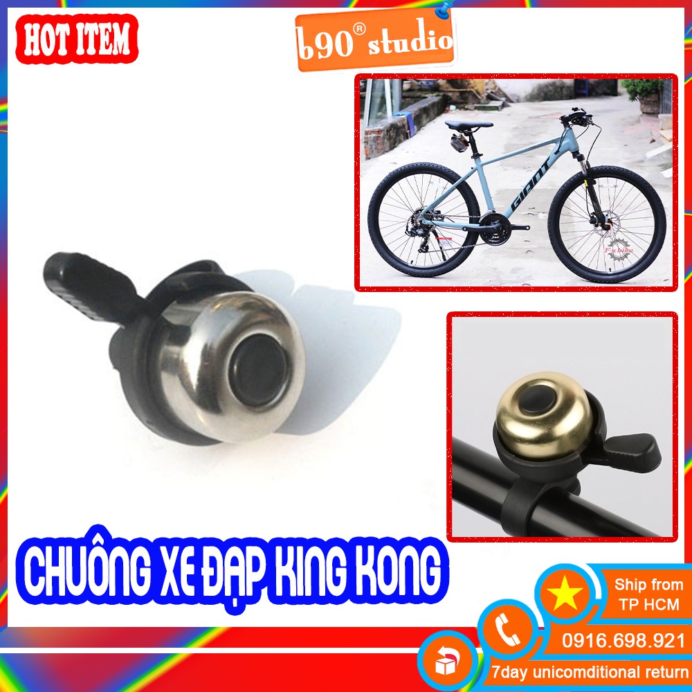 GIÁ SỈ  Chuông xe đạp king kong nhôm kim loại thể thao cao cấp
