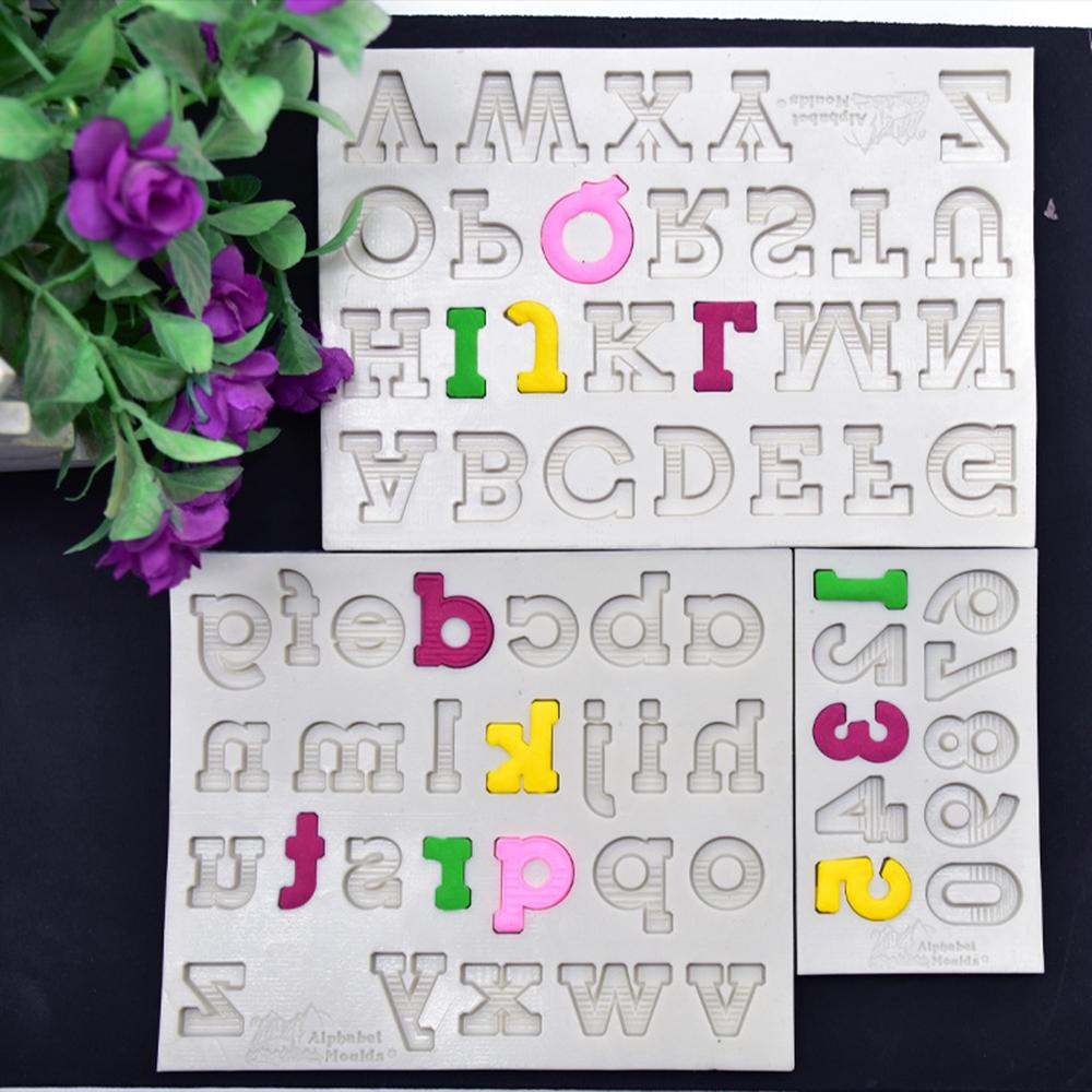Set 4 Khuôn Silicone Làm Bánh 4 Ngăn Hình Chữ Happy Birthday