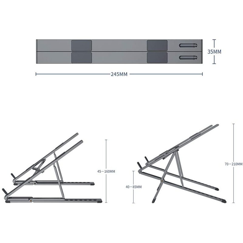 OATSBASF Laptop Stand,Foldable Laptop Riser,for 10-17.3 Inch Laptop | WebRaoVat - webraovat.net.vn