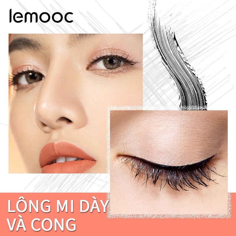 [Hàng mới về] Bộ mascara và bút kẻ mắt LEMOOC kháng nước lâu trôi hiệu quả | BigBuy360 - bigbuy360.vn