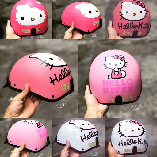 Nón bảo hiểm Hello Kitty thời trang