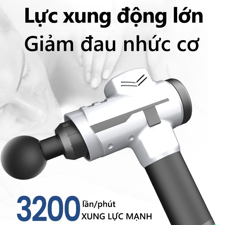 Búa masage đầu cao su thần kỳ dùng điện massage thả lỏng cơ bắp đánh tan mệt mỏi OT89*