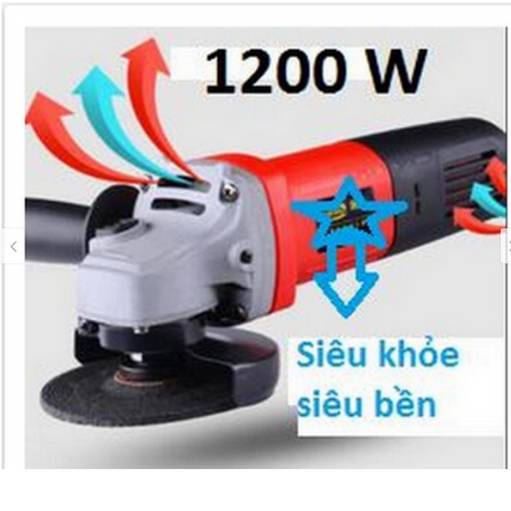 Máy Mài Aotuo 1200W Lõi Đồng, Máy Cắt Cầm Tay