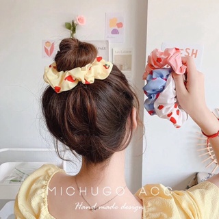 Dây buộc tóc srunchies quả dâu Tây
