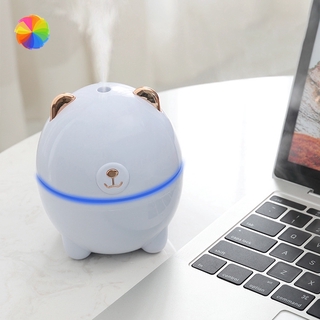 Máy Phun Sương Tạo Ẩm Mini Hình Gấu Đáng Yêu Với Cổng Sạc USB