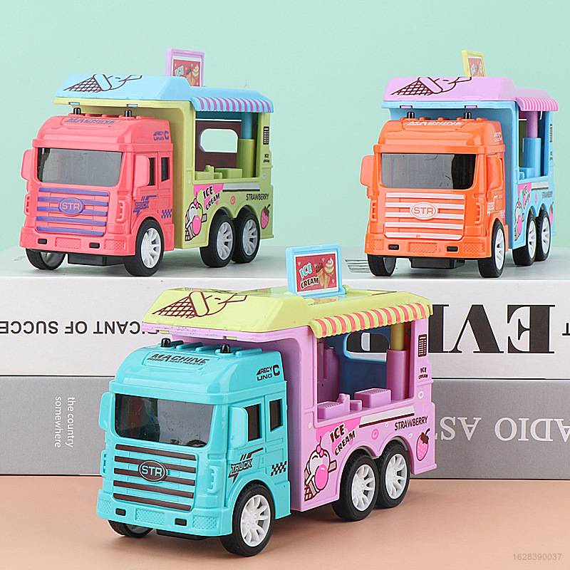Bộ Đồ Chơi Mô Hình Xe Hơi Bánh Hamburger Dành Cho Trẻ Em