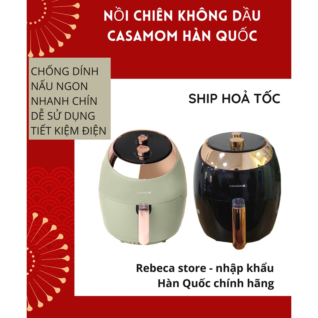 Nồi chiên không dầu CASAMOM nhập khẩu nội địa Hàn Quốc