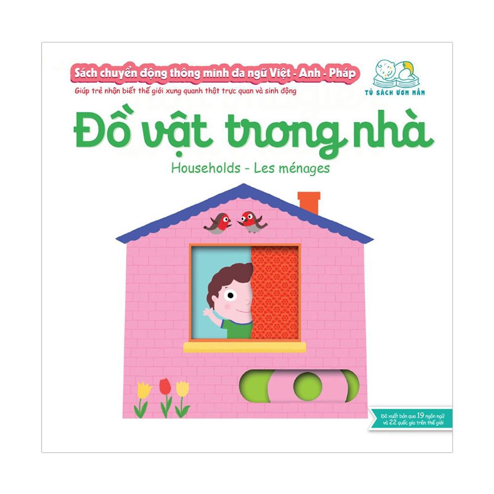 Sách Chuyển Động Thông Minh Đa Ngữ Việt - Anh - Pháp: Đồ Chơi Của Bé