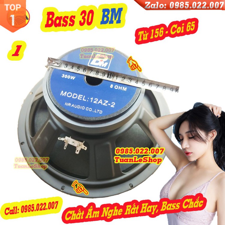 LOA BASS 3 TẤC CÔN 65 BM XƯƠNG SẮT GÂN VẢI TỪ 156 - GIÁ 1 CHIẾC BASS 30 BM SẮT