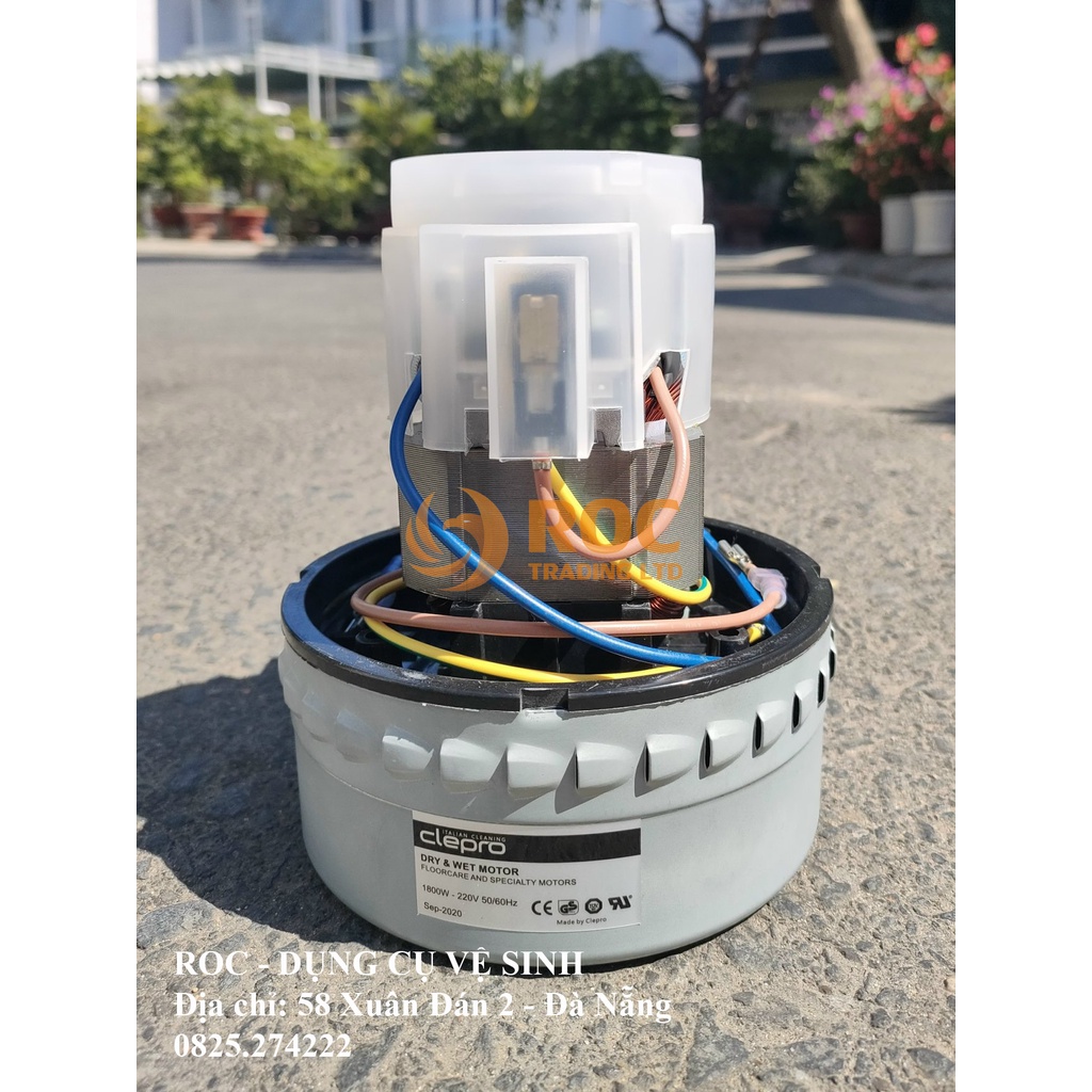 ĐỘNG CƠ MÁY HÚT BỤI CÔNG NGHIỆP CLEPRO 1800W (MOTOR 1800W)