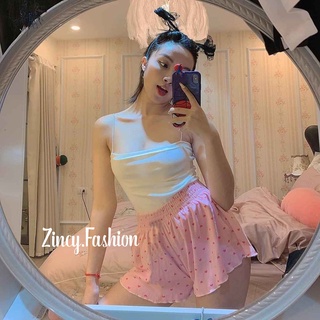Quần short thun xòe nhiều hoạ tiết cạp chun , Quần ngủ thái lan vải cotton mịn mát co giãn 4 chiều Kèm hình thật