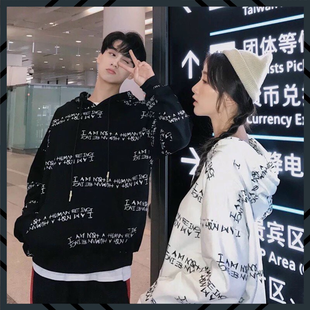 ÁO HOODIE UNISEX Nam Nữ FROM RỘNG 1 SIZE DƯỚI 65KG MẠC VỪA | BigBuy360 - bigbuy360.vn