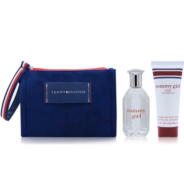 Set Tommy Hilfiger Tommy Girl gồm ( nước hoa EDT 50ml + Sữa tắm 100ml + túi )-USA