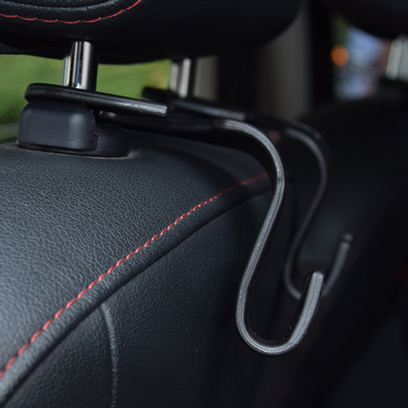 Set 2 móc treo đồ gắn sau ghế xe ô tô tiện lợi