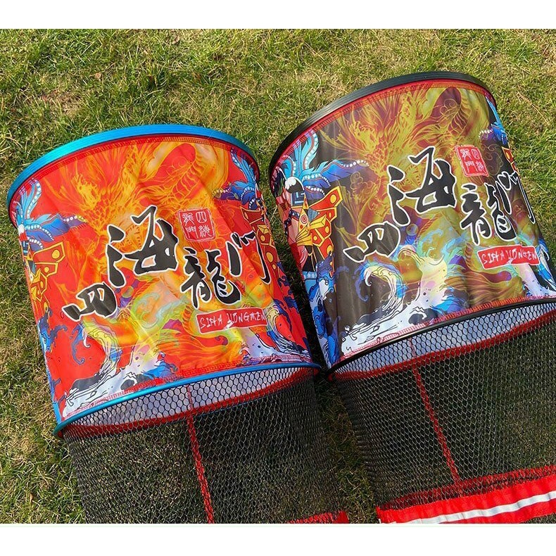 Rọng Đựng Cá Khung Kim Loại Hoả Long Đủ Kích Cỡ Túi Đựng Cá Phụ Kiện Câu Đài Cao Cấp