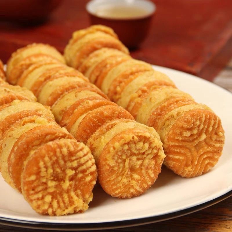 Hộp 500gr BÁNH HẠT DẺ - ĐẬU XANH MẬT ONG