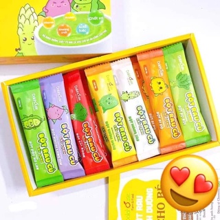 Bột rau củ sấy lạnh dinh dưỡng Organic cho bé Dalahoaue ( 7 vị rau củ ) từ 6 tháng đến 10 tuổi