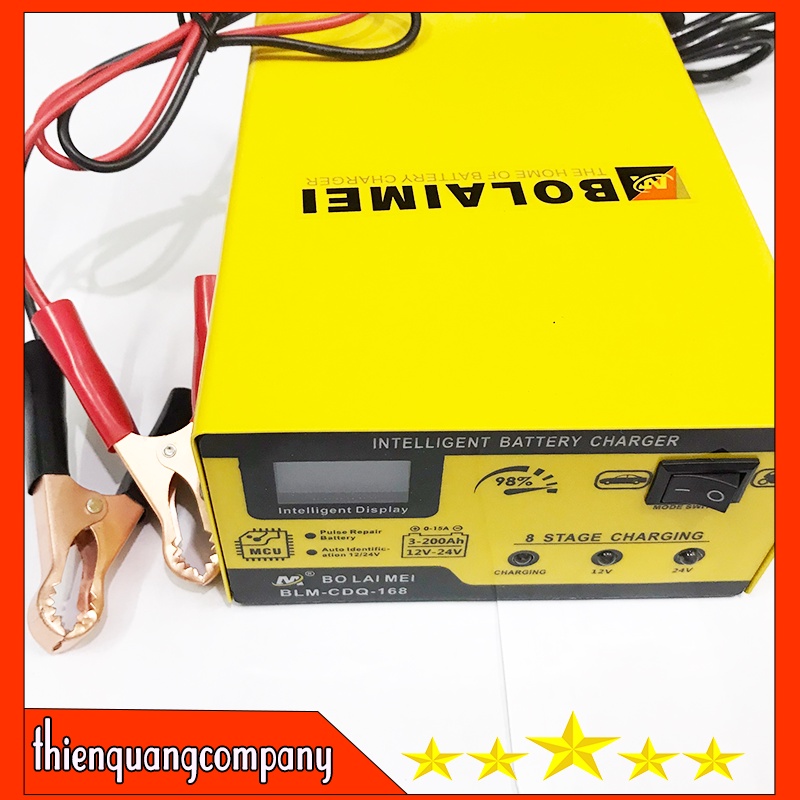 Bộ sạc bình ắc quy 12v/24v 3ah - 200ah, sạc bình ắc quy cho xe máy đến ô tô