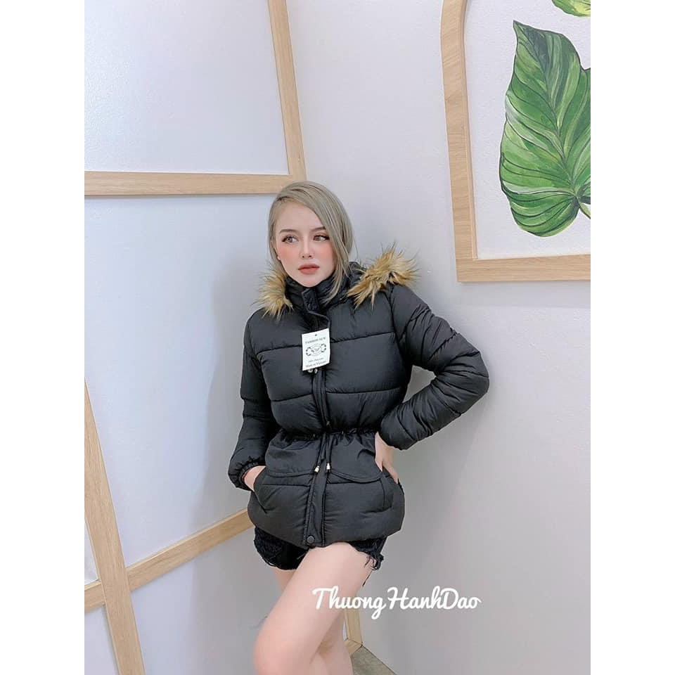 [XẢ XẢ XẢ] Áo Khoác Phao Nữ Dáng Ngắn Ba Lớp Rút Eo - Hàng Loại 1 Chuẩn Xịn | BigBuy360 - bigbuy360.vn