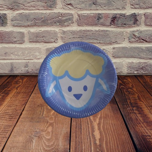 Dĩa Giấy In Hoa Văn 17cm -10 Cái