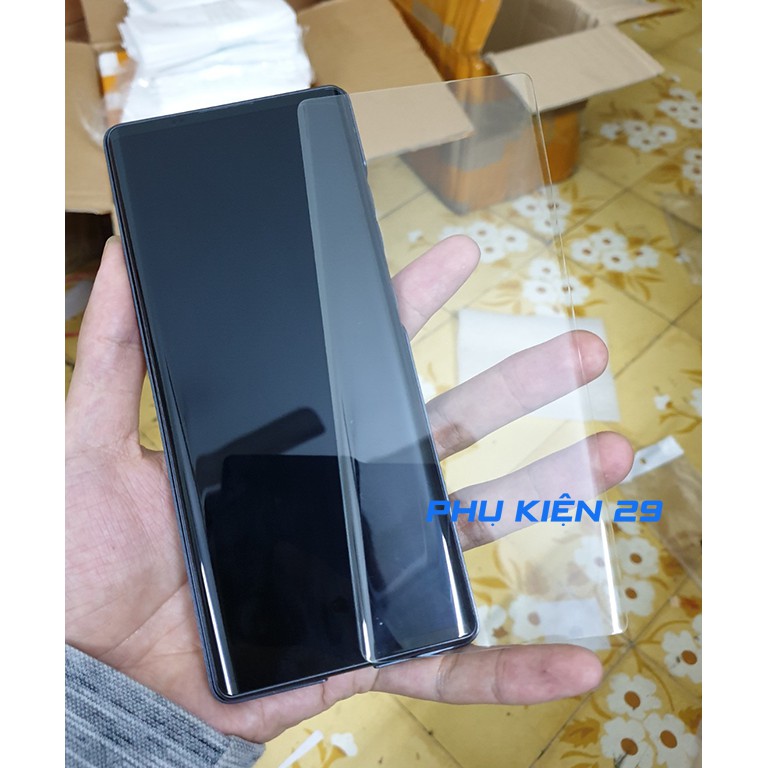 Kính cường lực FULL màn FULL keo UV VÂN TAY SIÊU NHẠY Bulletproof