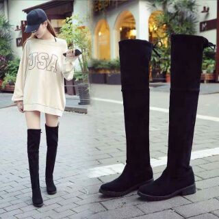 Boot da lộn độn đế còn sz 38