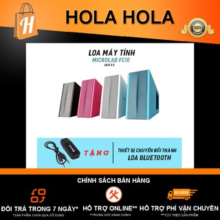  [Xả hàng] - Loa Microlab FC10 jack 3.5 tặng thiết bị chuyển đổi thành loa Bluetooth (mà