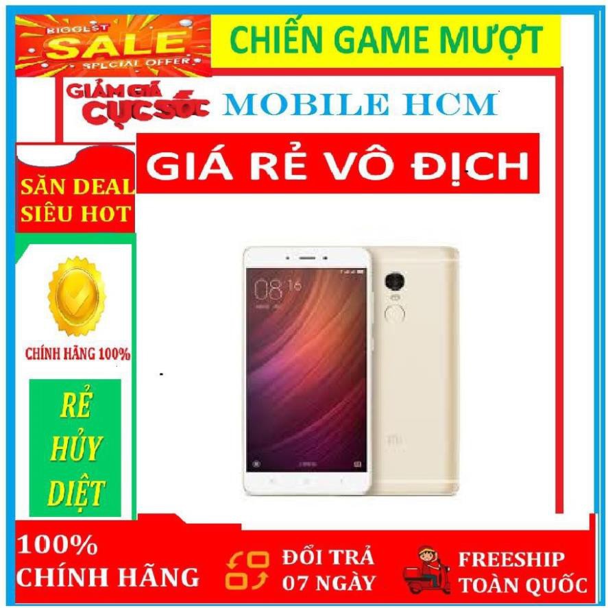 điện thoại Xiaomi Redmi Note 4X mới 2sim Ram 3G/32G, chơi game mượt, có Tiếng Việt sẵn