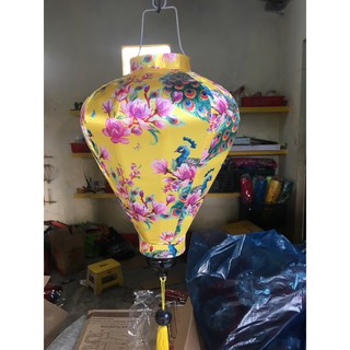 Đèn Lồng Vải Phi 3d Hội An Nan Tre 45cm