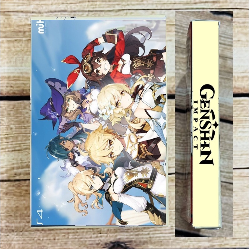 Bộ Lomo Card Genshin impact 30 ảnh khác nhau kèm hộp đựng/ Lomo card anime genshin impact