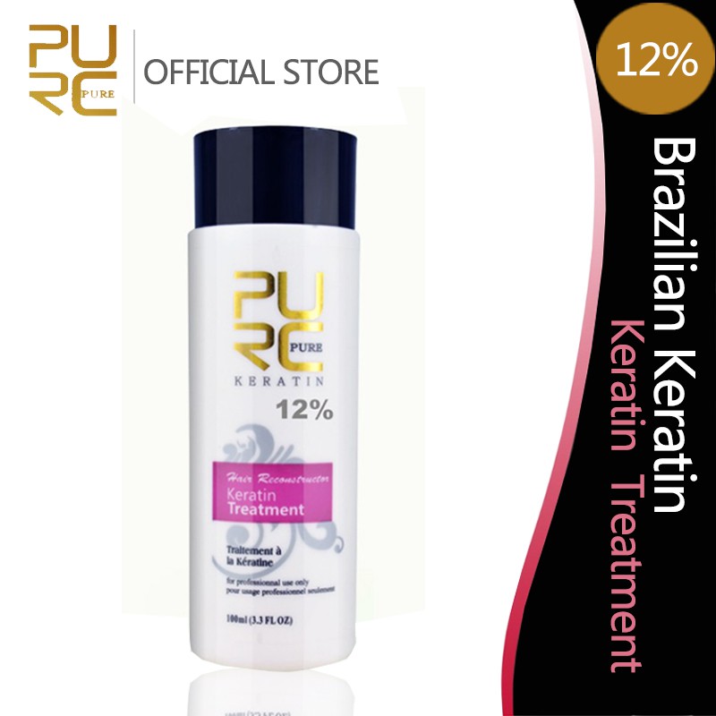 Kem Keratin Brazil PURC 12% Hỗ Trợ Giúp Thẳng Tóc 100ML